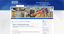 Desktop Screenshot of esa-bs.de